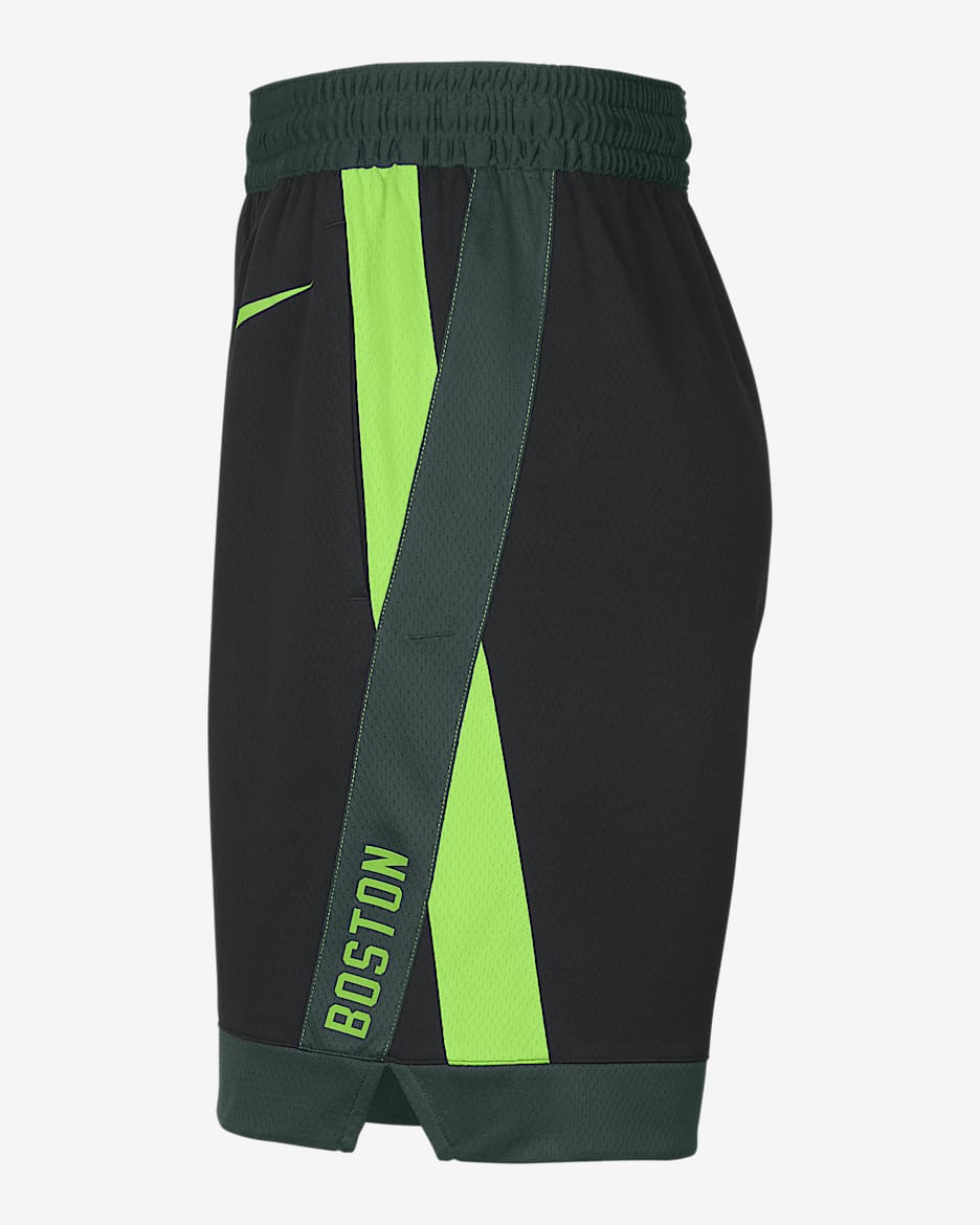 Neon green and black nike shorts hotsell